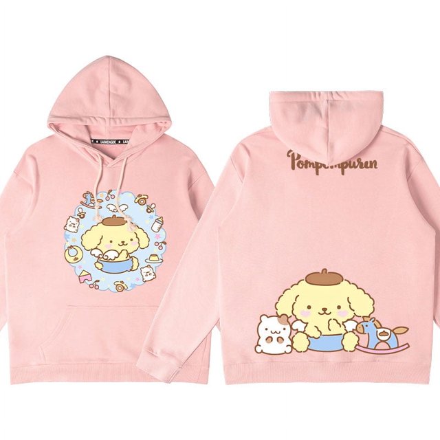 Sanrio Animation Coname Hoodie Woman 2024 New Pudding Dog Peripheral