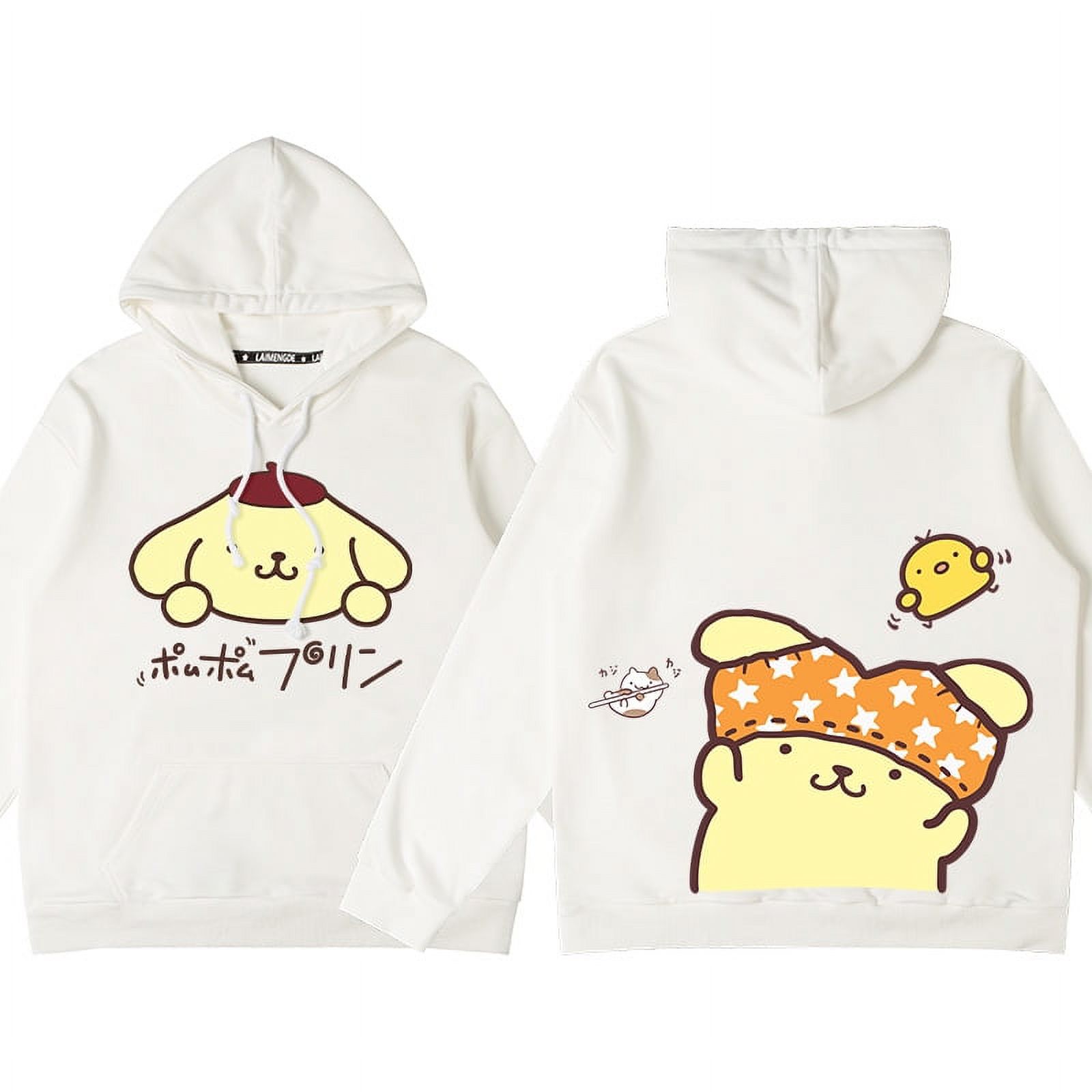 Sanrio Animation Coname Hoodie Woman 2024 New Pudding Dog Peripheral Coat Children Loose Autumn