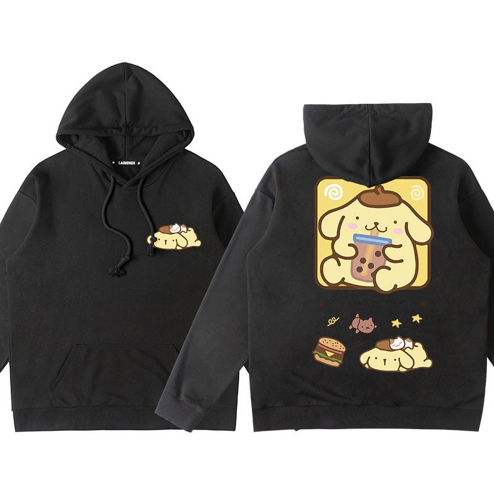 Sanrio Animation Coname Hoodie Woman 2024 New Pudding Dog Peripheral Coat Children Loose Autumn