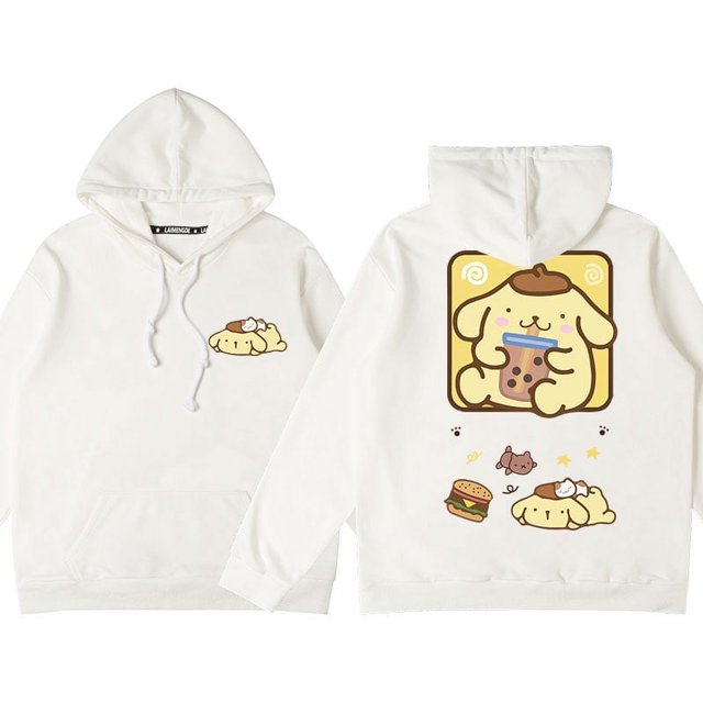 Sanrio Animation Coname Hoodie Woman 2024 New Pudding Dog Peripheral