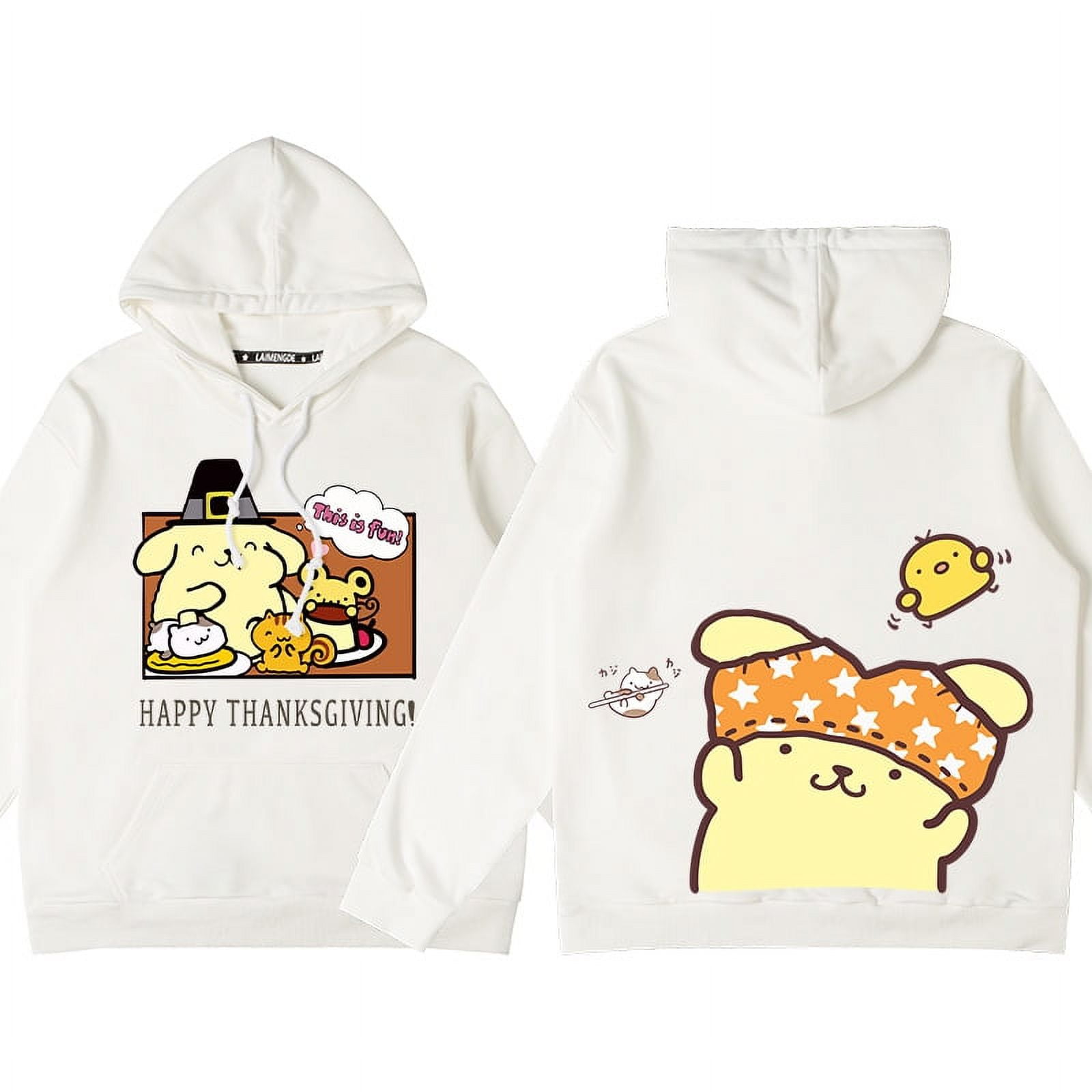 Sanrio Animation Coname Hoodie Woman 2024 New Pudding Dog Peripheral