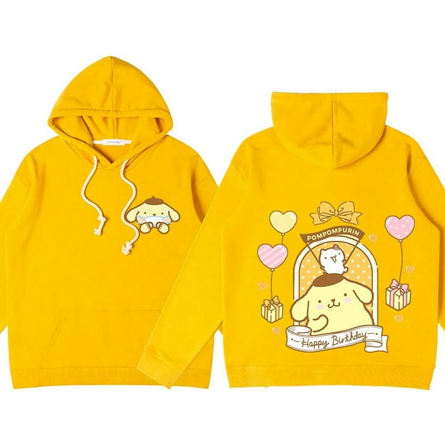 Sanrio Animation Coname Hoodie Woman 2024 New Pudding Dog Peripheral