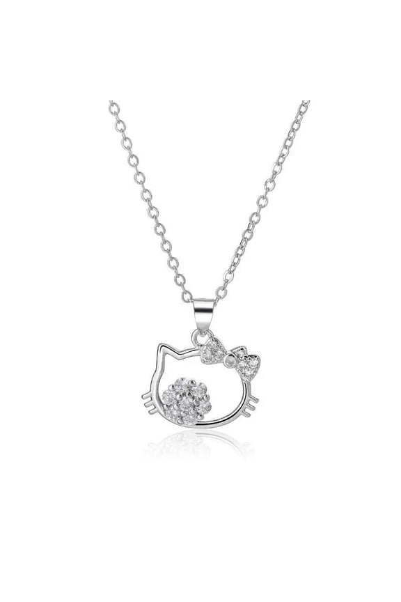 Sanrio Anime Hello Kitty Bracelet Bracelet Pendant Cute Cartoon Necklace Light Luxury High Grade Jewelry Festival Gift Toys