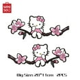Sanrio Anime Hello Kitty Car Sticker Kawaii Kitty Cat Auto Window