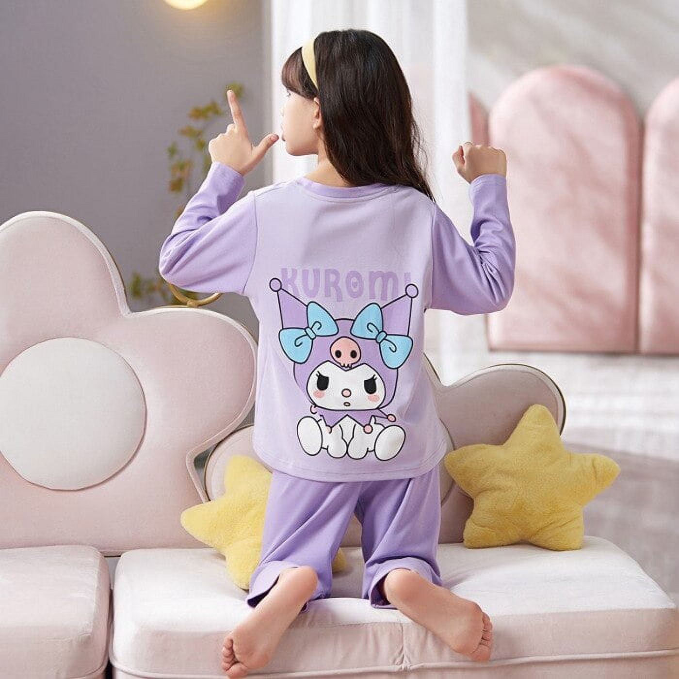 New Girl Order Hello Kitty sweet dreams motif t-shirt and trouser pyjama  set in pink