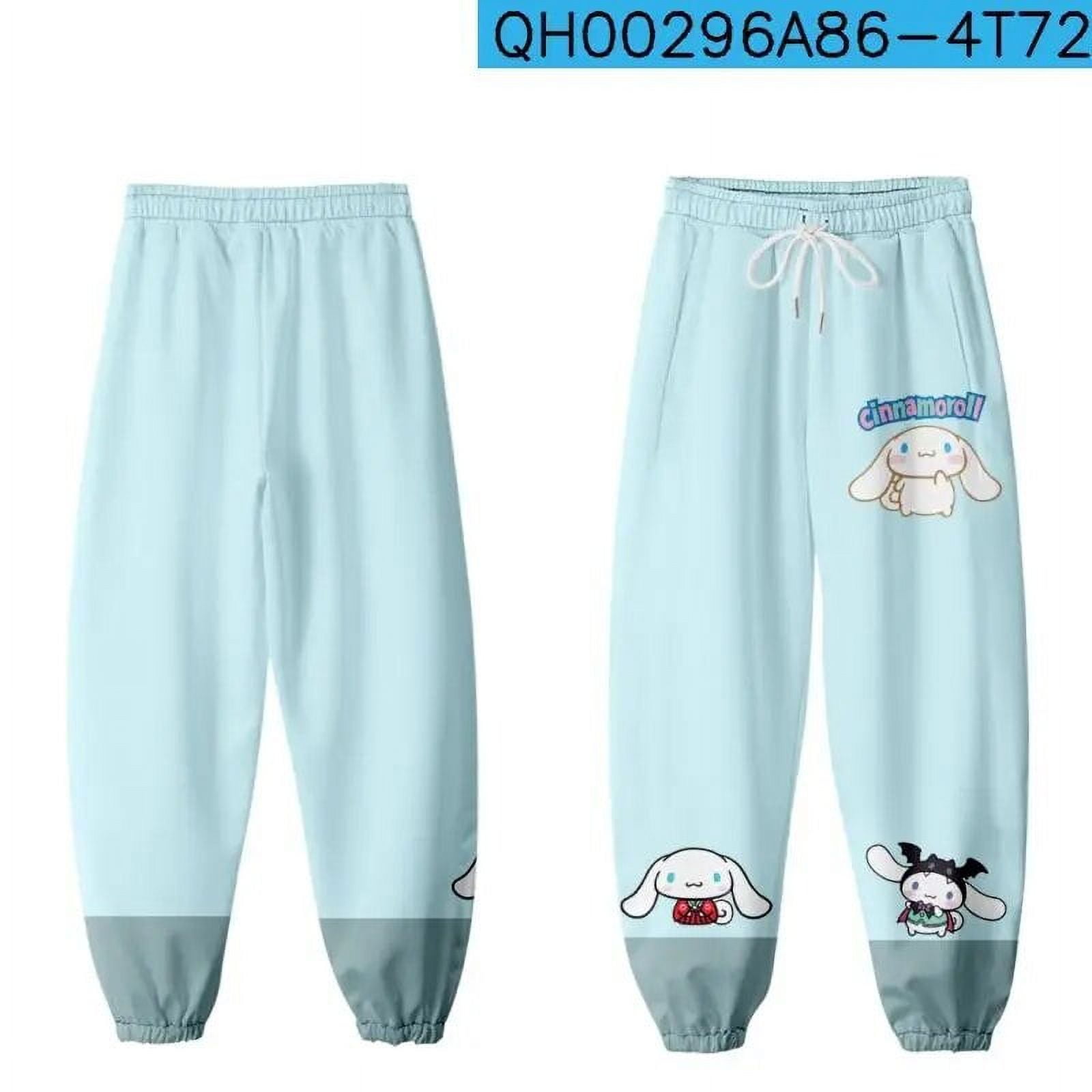 パンツ coyseio cinnamoroll pocket pants Sanrio Anime Kawaii Cinnamoroll Sweater Pants Men's and