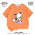 Sanrio Anime Kawaii Pachacco Girls Short Sleeve TShirts Cute Cartoon