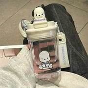 Sanrio Anime Melody New Water Cup 520ml Cute Kuromi Boys and Girls Students High Temperature Resistant Portable Coffee Cup