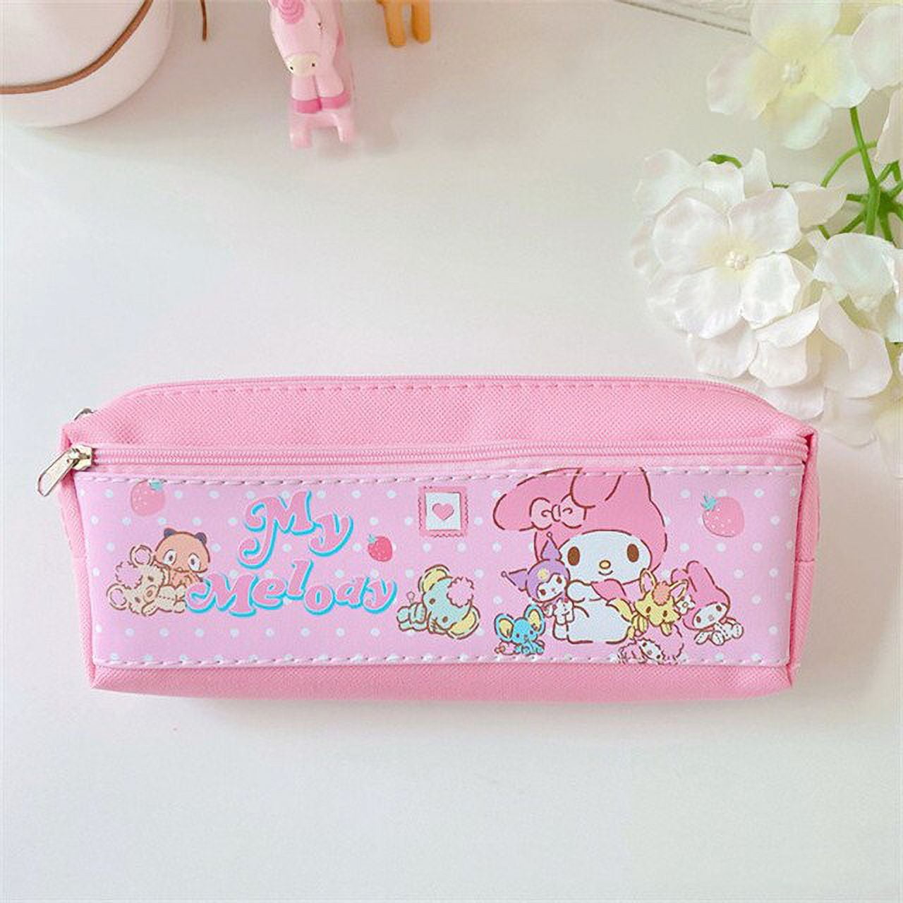 Sanrio Anime Pencil Case Hellokitty Zipper Storage Bag Kuromi Kawaii ...