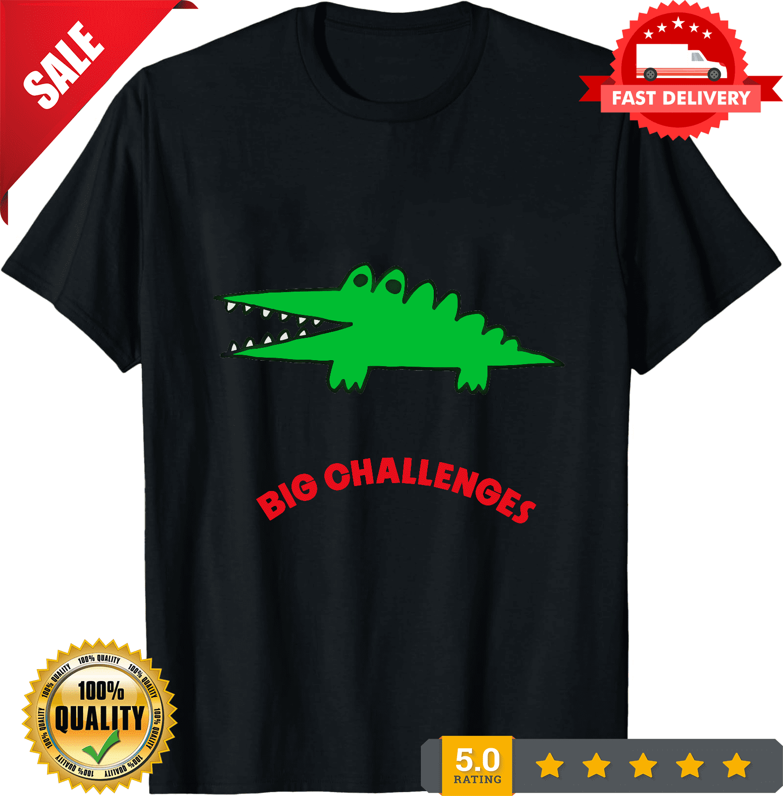 Sanrio BIG CHALLENGES CROCODILE GRAPHIC T-SHIRT, ULTRA LIMITED-TH66290 ...