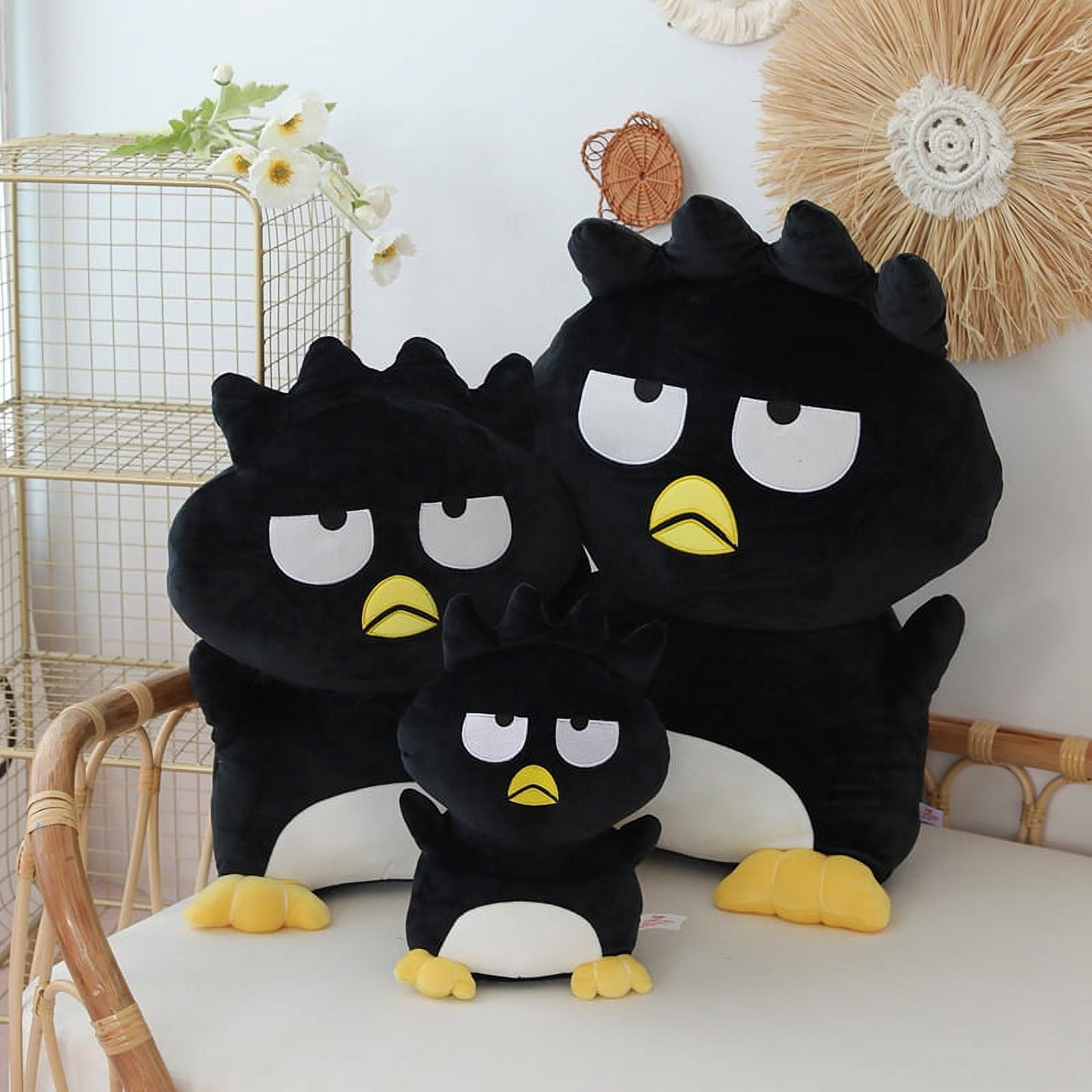 Sanrio Bad Badtz Maru Plush Toy Soft Cute Japanese Style Anime Black