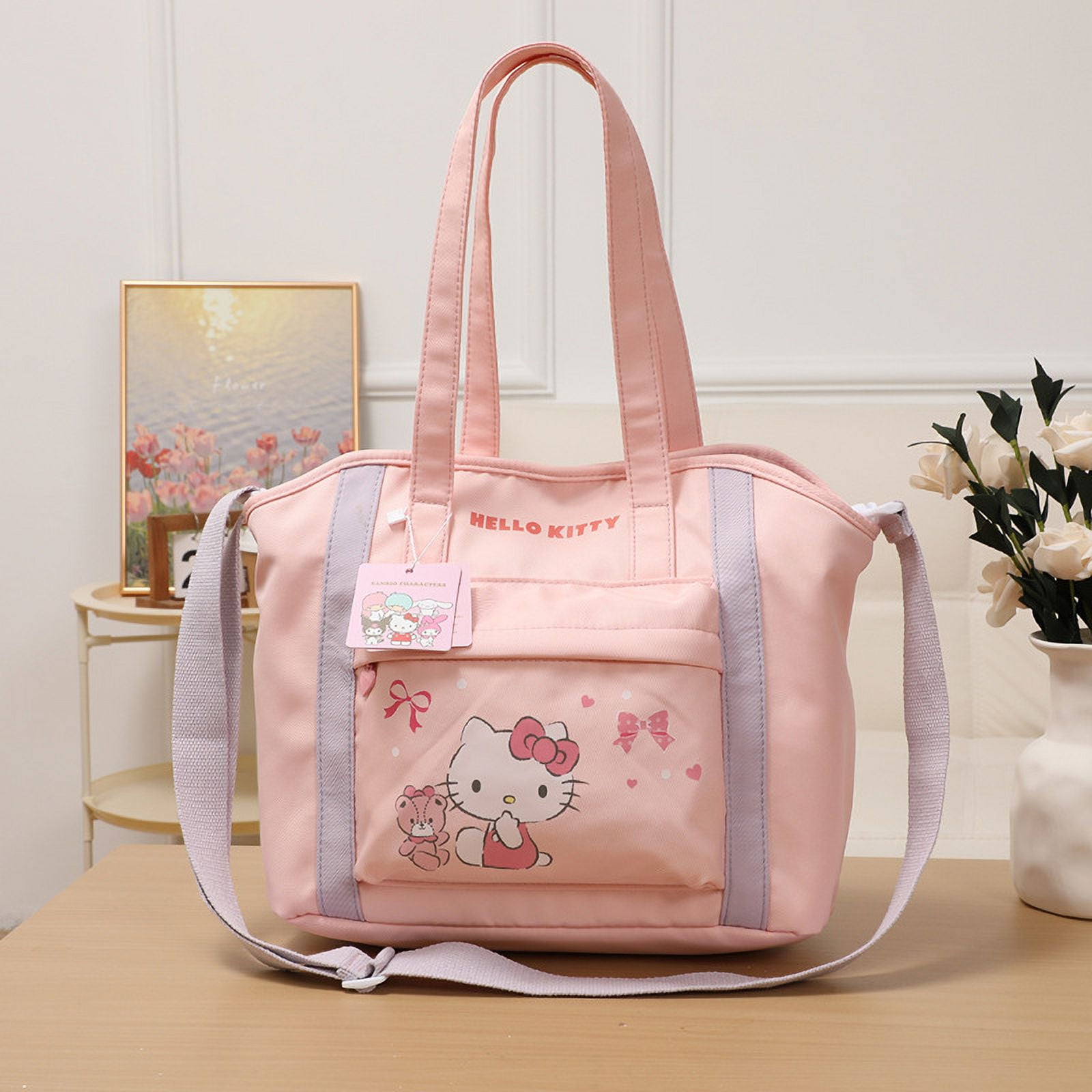 Sac à dos Hello Kitty Rose 3D 33 CM Maternelle