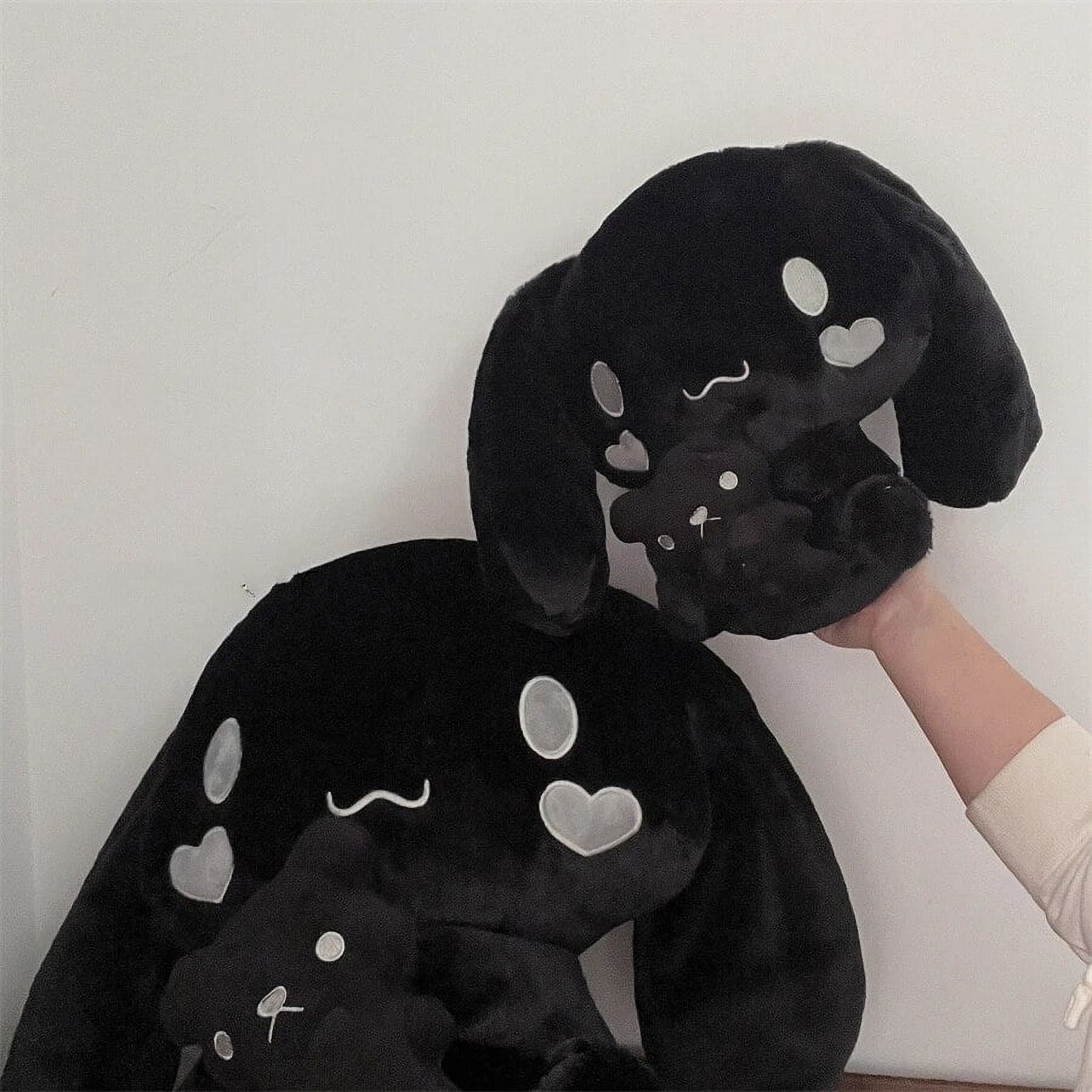 Sanrio Black Cinnamoroll Plush Toy Cute Creative Dark Cinnamoroll Plushies Kawaii Stuffed Black ...