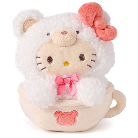 GUND Sanrio Official Hello Kitty Caf Latte Teddy Bear Plush