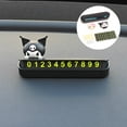 Sanrio Car Parking Sign Hidden Temporary License Plate Cute Hello Kitty