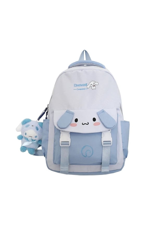 Sanrio Cartoon Backpack Cinnamoroll Pompom Purin Mymelody Kuromi Leisure Travel Bag Student High Quality Plush Backpack Gift
