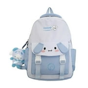 Sanrio Cartoon Backpack Cinnamoroll Pompom Purin Mymelody Kuromi Leisure Travel Bag Student High Quality Toy Plush Backpack Gift