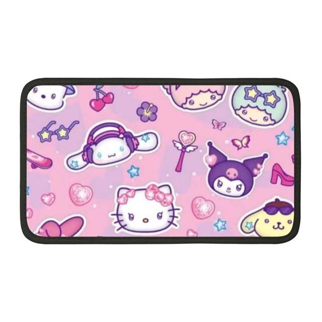 Sanrio Cartoon Car Center Console Armrest Pad Universal Car Center