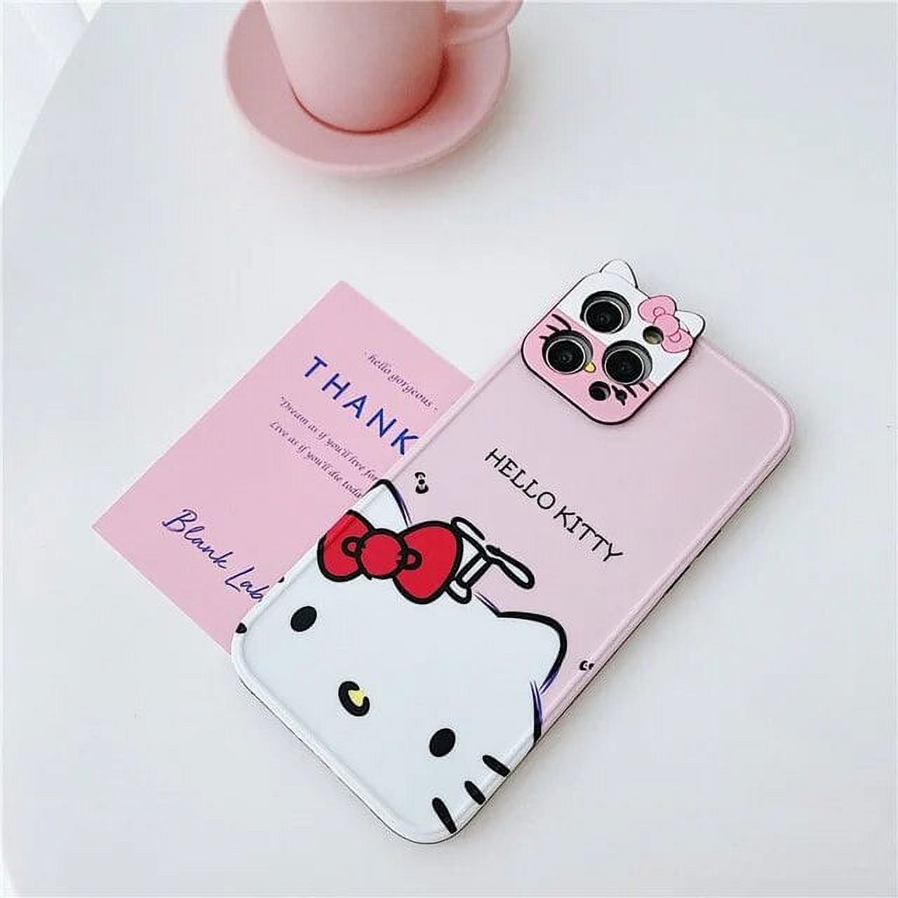 Sanrio Cartoon Hello Kitty Cat KT Coque Iphone Case For Iphone 13 12 11
