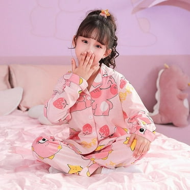 2024 Spring Autumn Children Pajama Girl Sleepwear Miniso Kawaii Anime ...