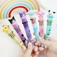 thumbnail image 1 of Sanrio Cartoon Pencil Set (6 pens) - Blueberry, Hilty Kitty, Cinnamon Sugar Ball, 10 colors, 0.7mm, Stationery, Drawing Pen, Writing Pen, Marker, 1 of 9