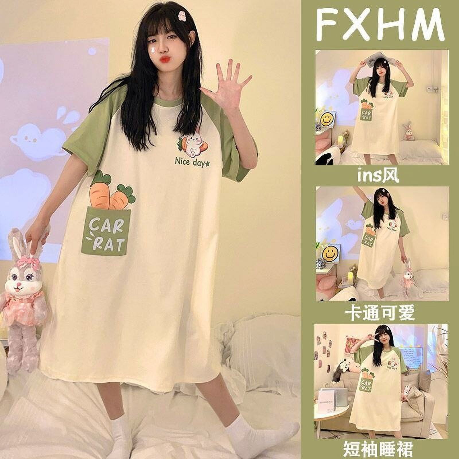 https://i5.walmartimages.com/seo/Sanrio-Cartoon-Summer-Cute-Dress-Women-Hello-Kitty-Short-Sleeve-Sleepshirts-Medium-Long-Style-Nightgowns-Y2k-Soft-Home-Clothes_918abfd4-20aa-424c-b2c0-836a3805e70f.f09b303025bae35511749a7c5917aef9.jpeg