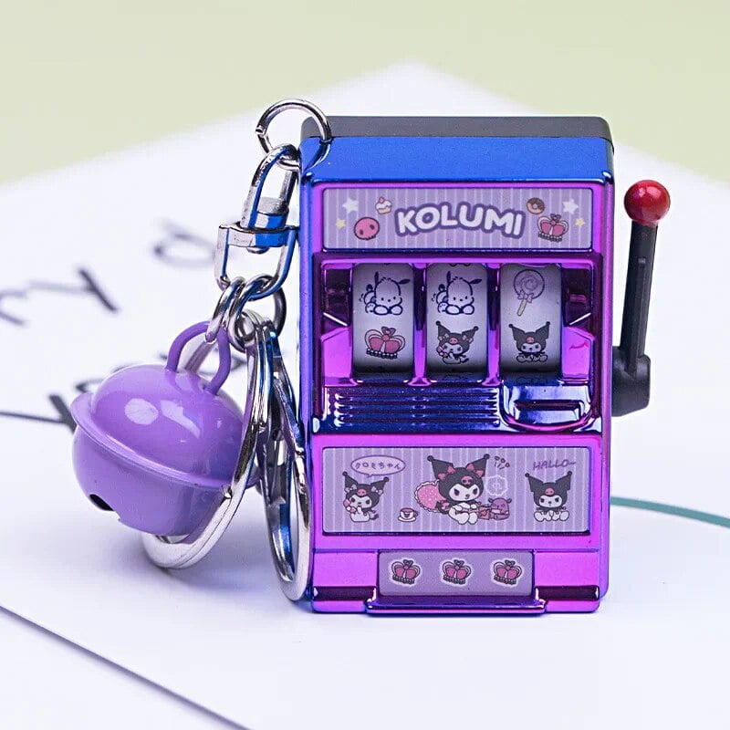 Sanrio Casino Game Console Anime KeyChain Melody Kuromi Cinnamoroll ...