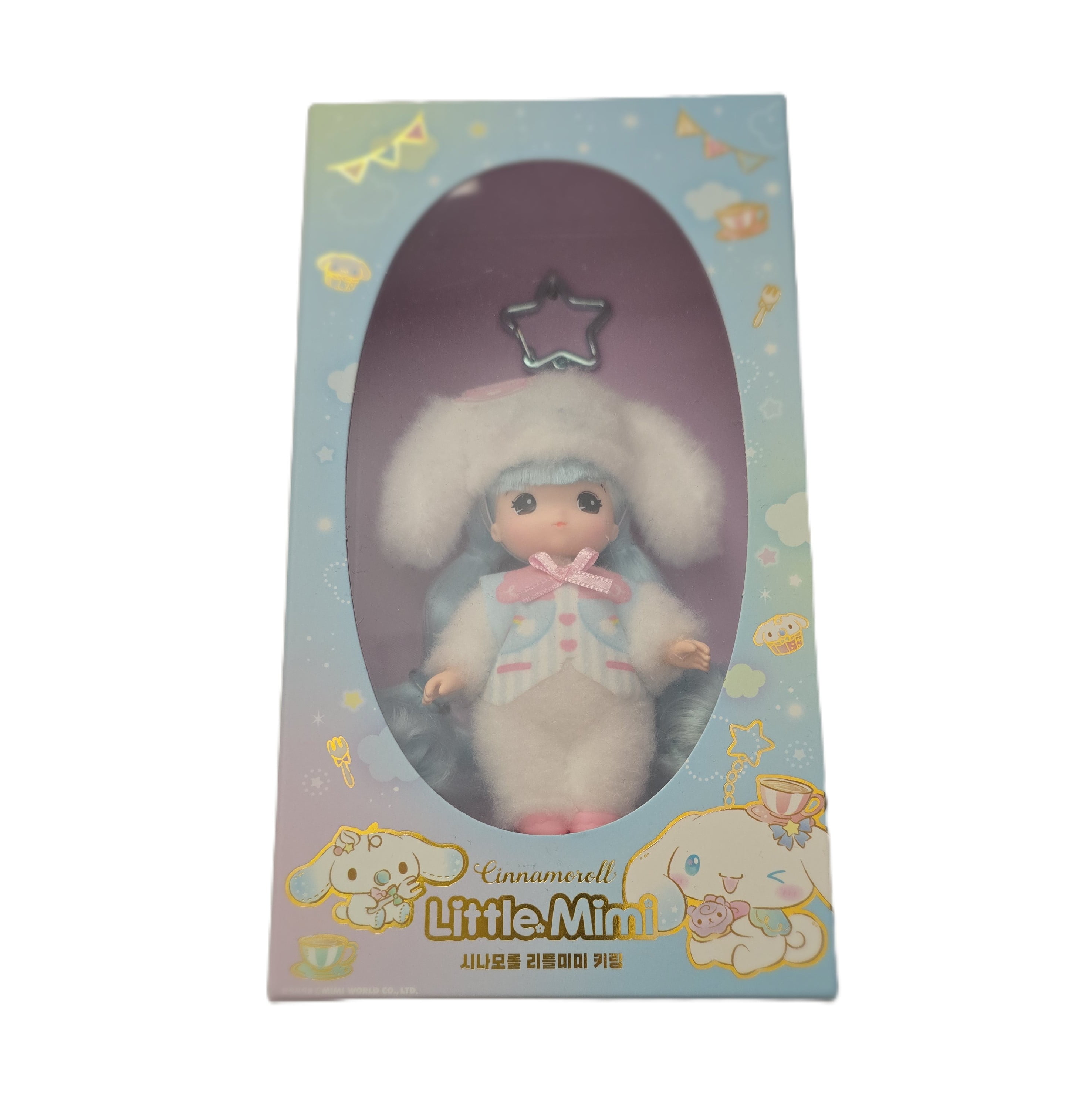 Sanrio Characters x Little Mimi Plush Doll Keychain CINNAMOROLL
