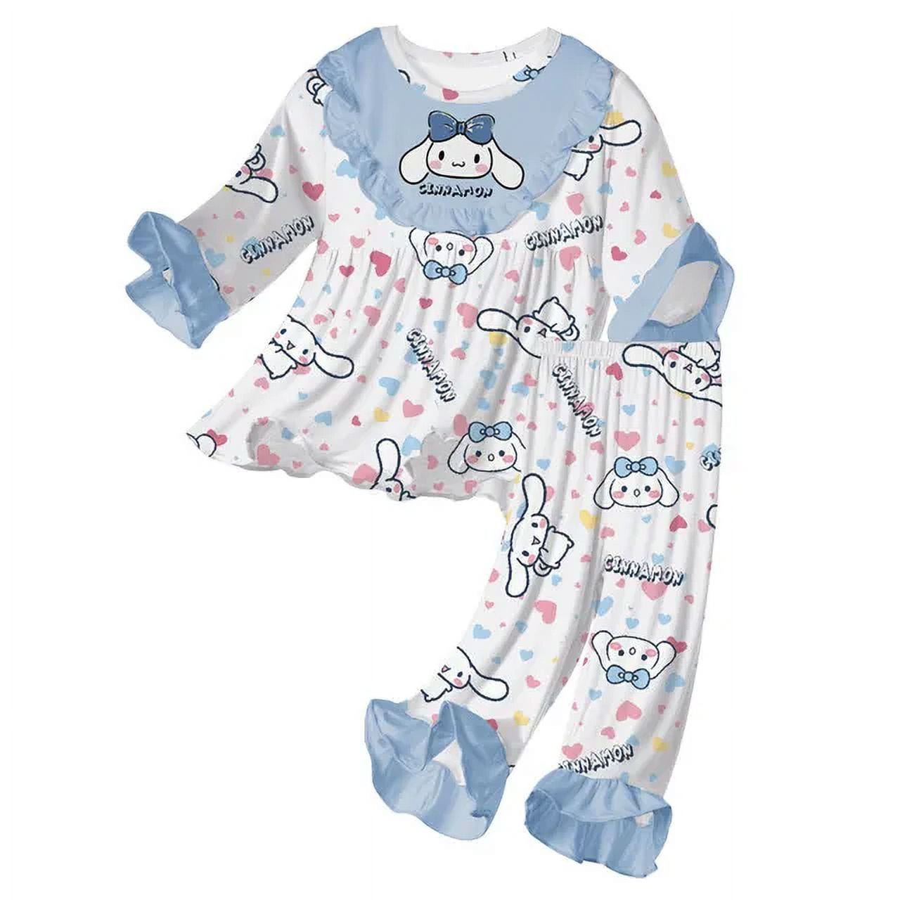 Sanrio Children Cartoon Pajamas Fall New Modal Homewear Set Cute ...