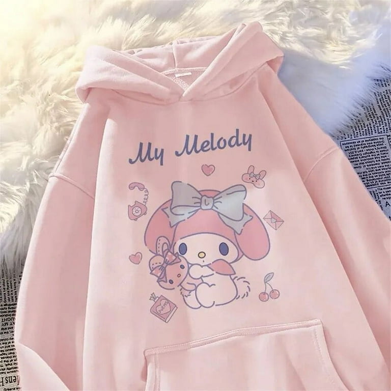 Sanrio Children Hoodies Cute Kawaii My Melody Winter Autumn 