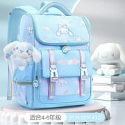 Sanrio Children's Schoolbag Primary School Student Large Capacity Lightweight Super Light Spine Protection Cinnamoroll Girls