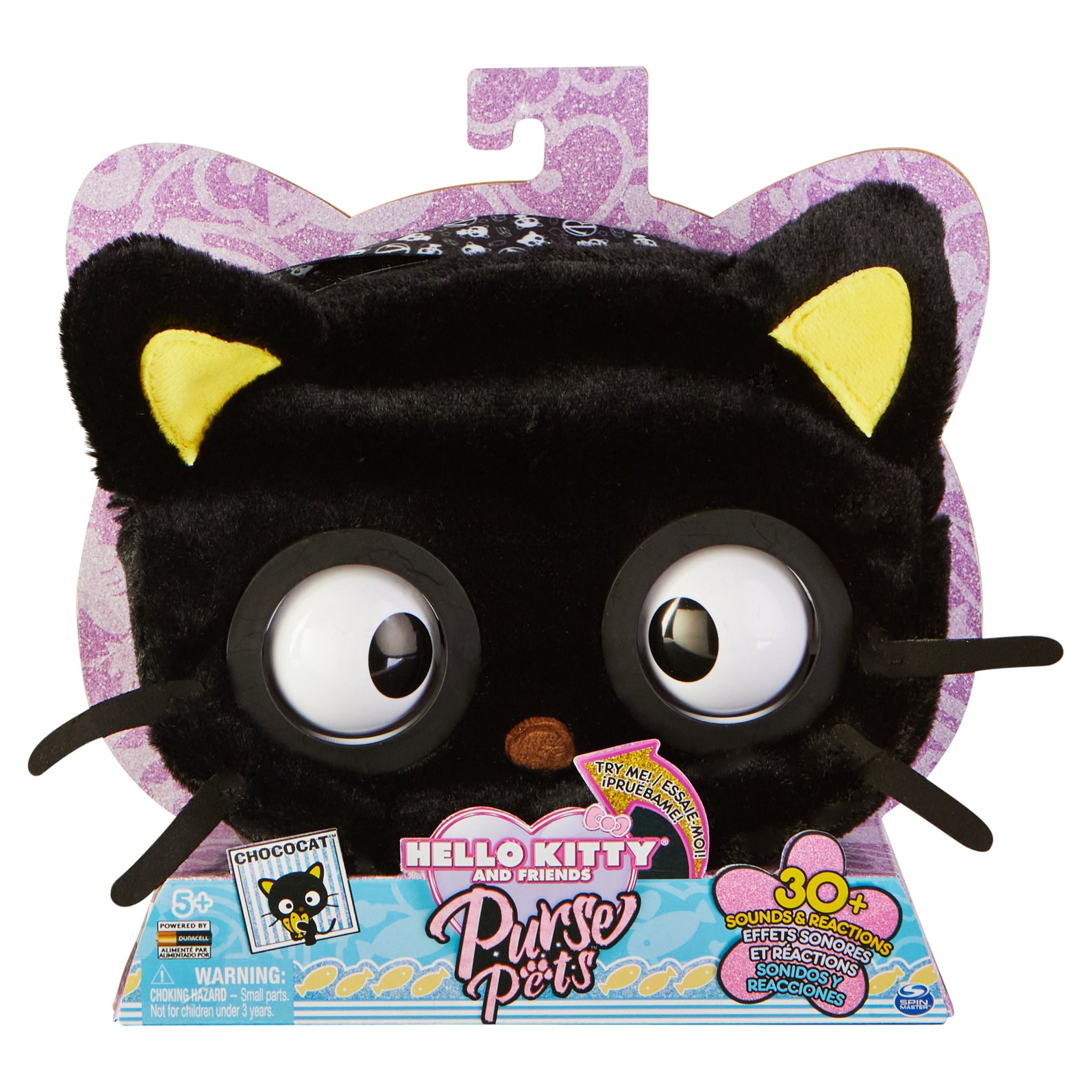 Purse Pets, Sanrio Hello Kitty and Friends, Chococat Interactive Pet Toy  and Handbag with over 30 Sounds and Reactions, Kids Toys for Girls | Spin  Master