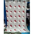 thumbnail image 1 of Sanrio Christmas Ghost Hello Kitty Plush Cartoon Large Flannel Blanket Sofa Nap Blanket Bed Sheet Kawaii Festival Halloween Gift, 1 of 7