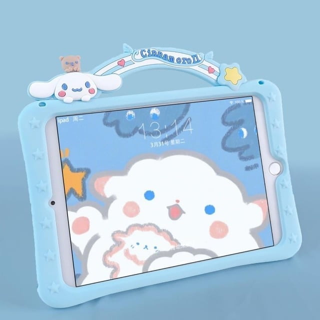 Sanrio Cinnamonroll iPad Air 2021 Case Air 1 2 Soft Silicone Protective ...