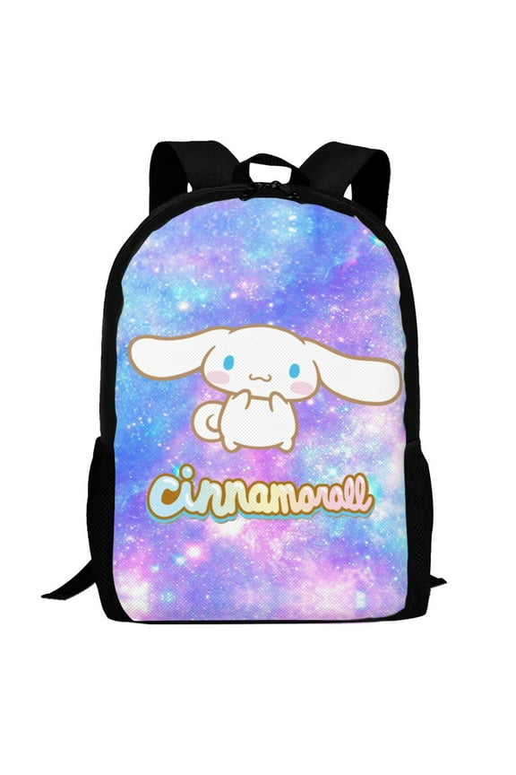 Sanrio Cinnamoroll Backpack,3d Print Laptop Backpack Lightweight Casual Daypack Bookbag Multi-Function Travel Backpack 16.5 In