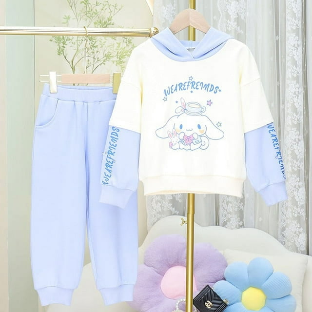 Sanrio Cinnamoroll Child Sportswear Kawaii Anime Kuromi My Melody Girl ...