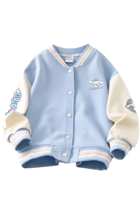 Sanrio Cinnamoroll Children Sweatshirt Kawaii Fashion Top Cute Anime Sport Jacket Long Sleeve Hoodie Gift for Kids