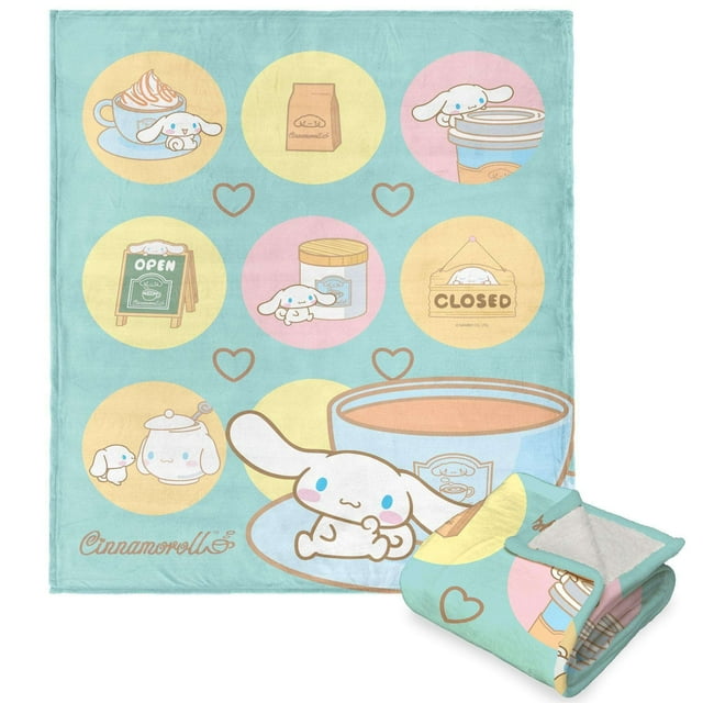 The Northwest Group 1SAN-35100-0003-OOF 50 x 60 in. Sanrio Cinnamoroll ...