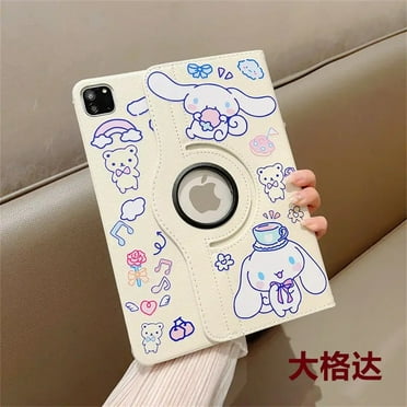 Sanrio Cinnamoroll Faux Leather Shell for Apple IPad 10th Gen Protective Case 2022 2021 2020 2018 Pro 11in 12.9in Air Mini 4 5 6