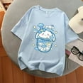 thumbnail image 1 of Sanrio Cinnamoroll Girl Gothic Y2k Top Aesthetic Harajuku Summer New Oversized T Shirt Multicolor Graphic T Shirts Women Clothes, 1 of 22
