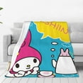 Sanrio Cinnamoroll,Hello Kitty ,Melody,Kuromi Flannel luxury blanket