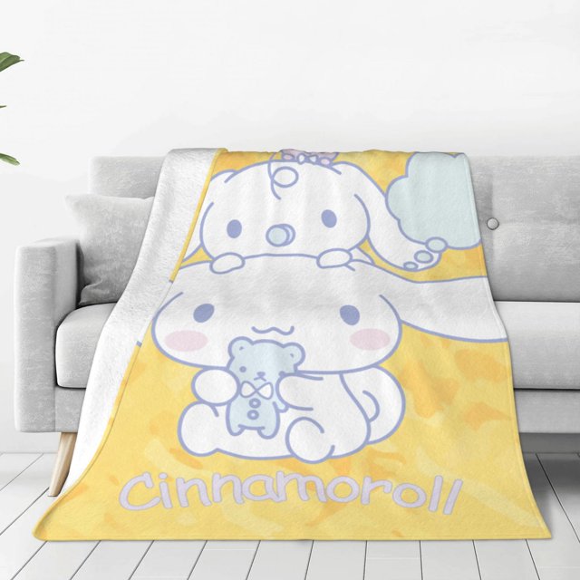 Sanrio Cinnamoroll,Hello Kitty ,Melody,Kuromi Flannel luxury blanket