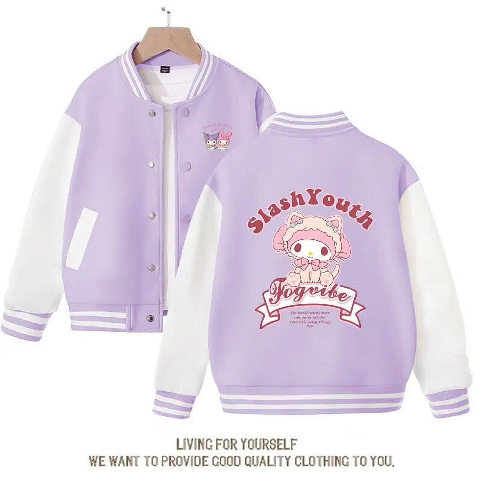 Sanrio Cinnamoroll Jacket Hello Kitty Kuromi Cotton Overcoat Child