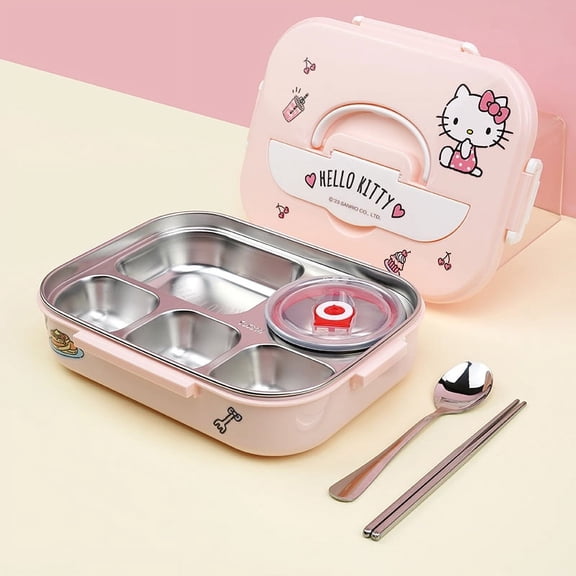 Sanrio Cinnamoroll Kawaii Hello Kitty Sweet Cute Lunch Box Household Gifts
