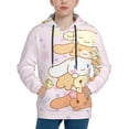 thumbnail image 1 of Sanrio Cinnamoroll Kids' Hoodie 3d Print Sweatshirt Soft Pullover Hooded With Big Pockets Fans Gifts For Boys Or Girls Small, 1 of 7