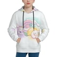 thumbnail image 1 of Sanrio Cinnamoroll Kids' Hoodie 3d Print Sweatshirt Soft Pullover Hooded With Big Pockets Fans Gifts For Boys Or Girls Small, 1 of 7