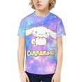 thumbnail image 1 of Sanrio Cinnamoroll Kids T-Shirt 3d Printed Graphic T-Shirts Boys And Girls Short Sleeve Shirts For Youth Kids X-Small, 1 of 6