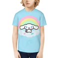 thumbnail image 1 of Sanrio Cinnamoroll Kids T-Shirt 3d Printed Graphic T-Shirts Boys And Girls Short Sleeve Shirts For Youth Kids X-Small, 1 of 6