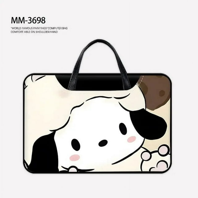 Sanrio Cinnamoroll Kuromi Pachacco Kawaii Cartoon Computer Bag College