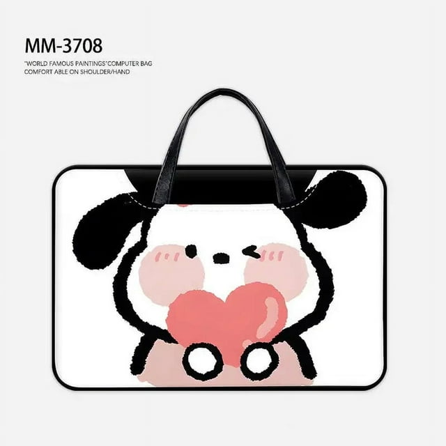 Sanrio Cinnamoroll Kuromi Pachacco Kawaii Cartoon Computer Bag College